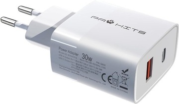 ładowarka 30W USB, USB C Fast szybkie ładowanie