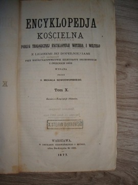 Encyklopedia kościelna tom X 1877