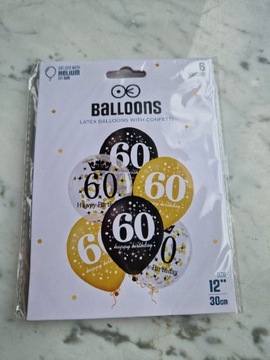 Balony na 60. Urodziny 