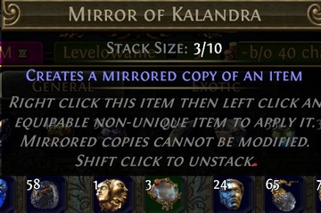 Mirror of Kalandra - Path Of Exile  Affliction PC