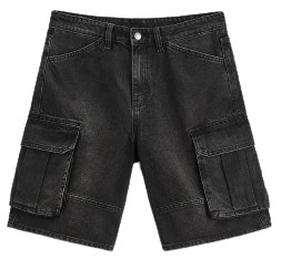 ZARA spodenki męskie denim cargo 44