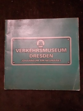 Muzeum Transportu w Dreźnie. Książka Niemiecka