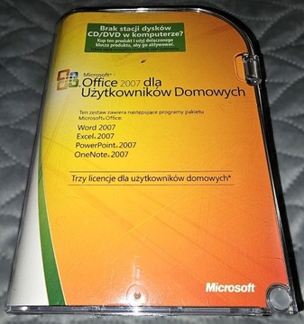 Office 2007 dla Użytkowników Domowych - 3 lic BOX