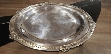Patera wykonana ze srebra próby 950 XIX wiek antyk
