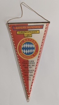 Oryginalny proporczyk lata '70 Bayern Monachium 