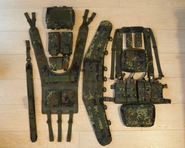 Wyposażenie wojskowe asg flecktarn zestaw