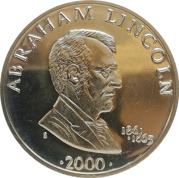 Liberia 5 dollars 2000, KM#925