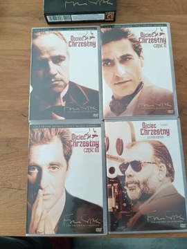 Ojciec Chrzestny  Kolekcja DVD 4 Płyty