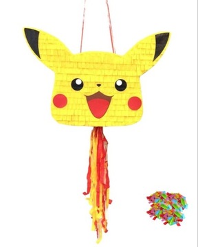 Piniata Pokemon Pikachu (Pikaczu). XXL.