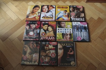 BOLLYWOOD 11 DVD- YUVA,OMKARA,DUS,YAKEEN,SZANTAŻ