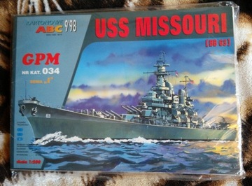 USS MISSOURI - GPM model kartonowy 