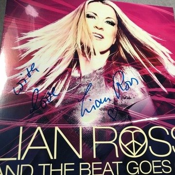 Lian Ross And The Beat Goes On Winyl AUTOGRAF