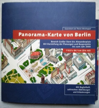 Panorama-Karte von Berlin 2000