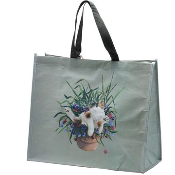 Kot w kwiatach eko torba nowa dla Kociarzy Kim Haskins