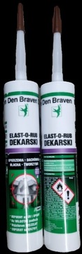 Uszczelniacz dekarski Den Braven elast-o-rub 2szt