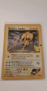 Rocket's Zapdos (CEL GC 15) Celebrations