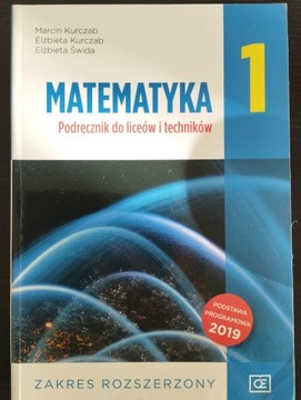 podręcznik matematyka 1 zakres rozszerzony Lo i T