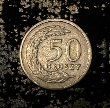 Moneta 50 gr 1991 r. Rzeczpospolita Polska 