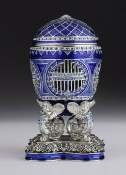 Jajko Jeżdziec na koniu Keren Kopal Faberge Unikat