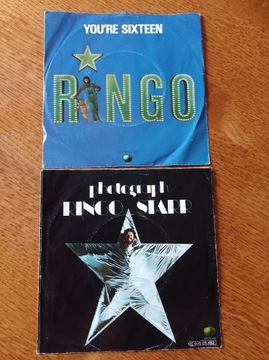 Zestaw 2 szt. Ringo Starr Vinyl LP 1978 Pop Rock Beatles Płyta