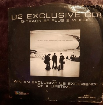 U2-track & video -cd
