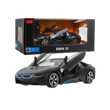 BMW i8 czarne RASTAR  1:14 RC auto + pilot 2,4 GHz