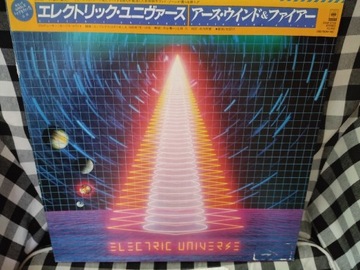 Earth, wind & Fire LP Japan, NM .Obi, 2 wkladki