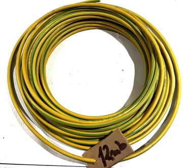 Przewód uziemiający kabel linka LgY 10mm2 żółto-zi