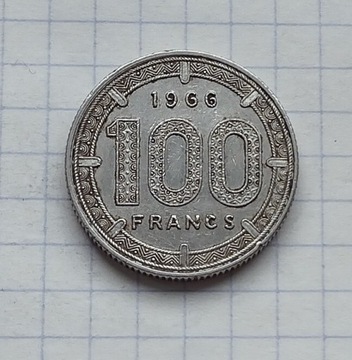 #373 Afryka Równikowa (CFA) 100 franków 1966 