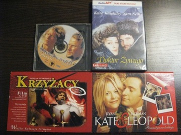 FILMY VCD DOKTOR ŻYWAGO KRZYŻACY KATE&LEOPOL [O63]