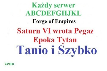Forge of Empires FOE Wrota Pegaz- Każdy serwer