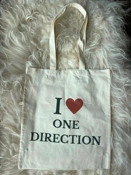 torba i love One Direction tote bag serce heart