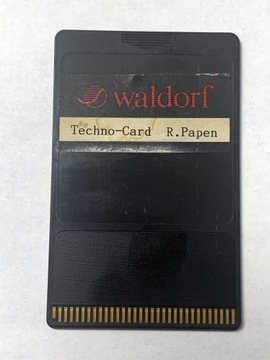 Waldorf Microwave I Techno Card Rob Papen - karta