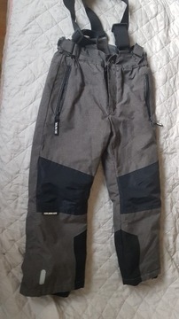 Spodnie narciarskie 116cm, spodnie ocieplane cool 
