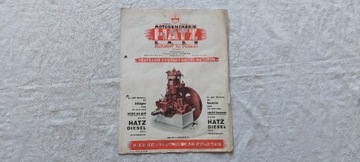 Prospekt reklamowy silników Hatz (Konigsberg)