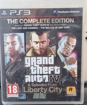 GTA IV & Episodes from Liberty City mapa ps3