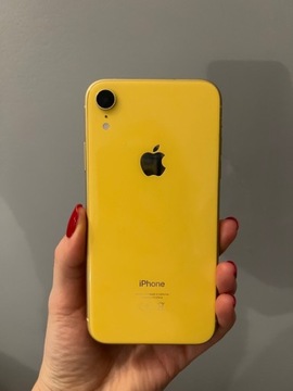 Żółty iphone XR 64GB używany