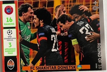 karta FC Shakhtar Donetsk, Panini, UEFA, ChLeague