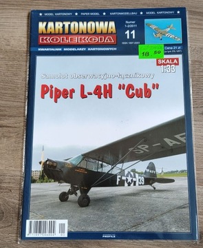 Kartonowa Kolekcja 11 Piper L-4H Cub