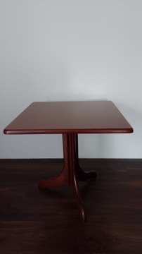 Stół, stolik 60x60 trójnóg - drewniany - jak nowy