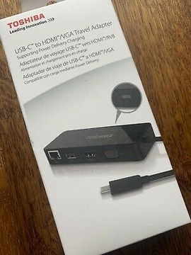 Toshiba PA5272U-2PRP-USB-C to HDMI\VGA adapter