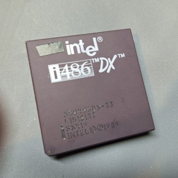 Procesor Intel 486 DX 33MHz sprawdzony