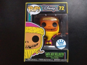 Funko POP Santa Jack Skellington Blacklight 72