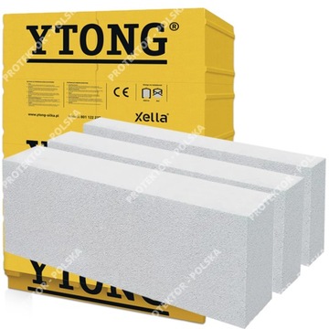 płytka 75mm Ytong bloczek pustak beton komórkowy