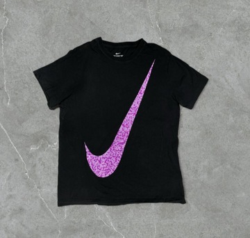 Koszulka Nike Czarna Logo Fiolet Męska L