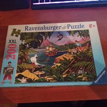 Puzzle Ravensburger 200 elementów XXL.