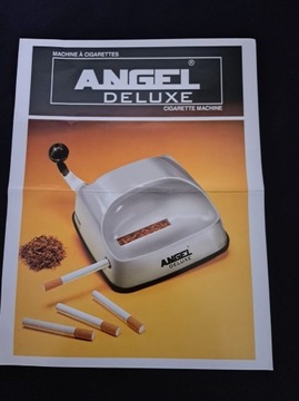 ANGEL - DELUXE , Tłokowa maszynka do papierosów