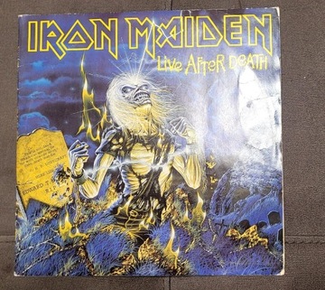 Winyl Iron maiden live after Death rok 1985