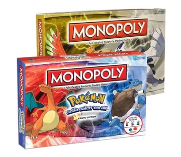 Monopoly Pokemon Gra Planszowa Rodzinna na Imprezę