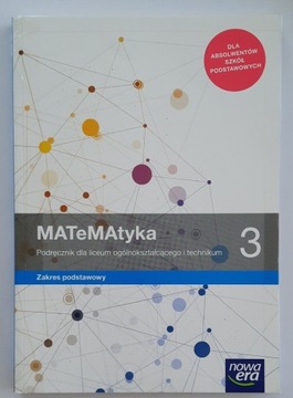 Matematyka 3 Nowa Era zakres podstawowy